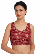 Fan Design Banarasi Blouse