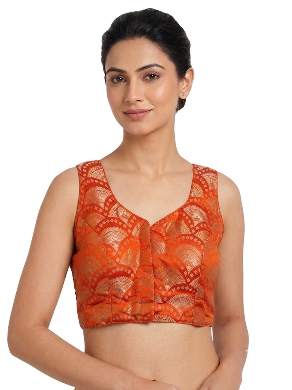 Fan Design Banarasi Blouse