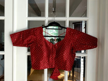 Load image into Gallery viewer, Sequined Embroidered Blouse (Colors available)