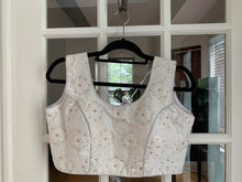 Load image into Gallery viewer, White Embroidered Sequined Blouse