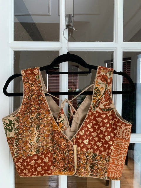 Sabyasachi Style Ethnic Printed Blouse