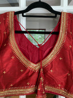 Grand Sequin Embroidered Choli Blouse