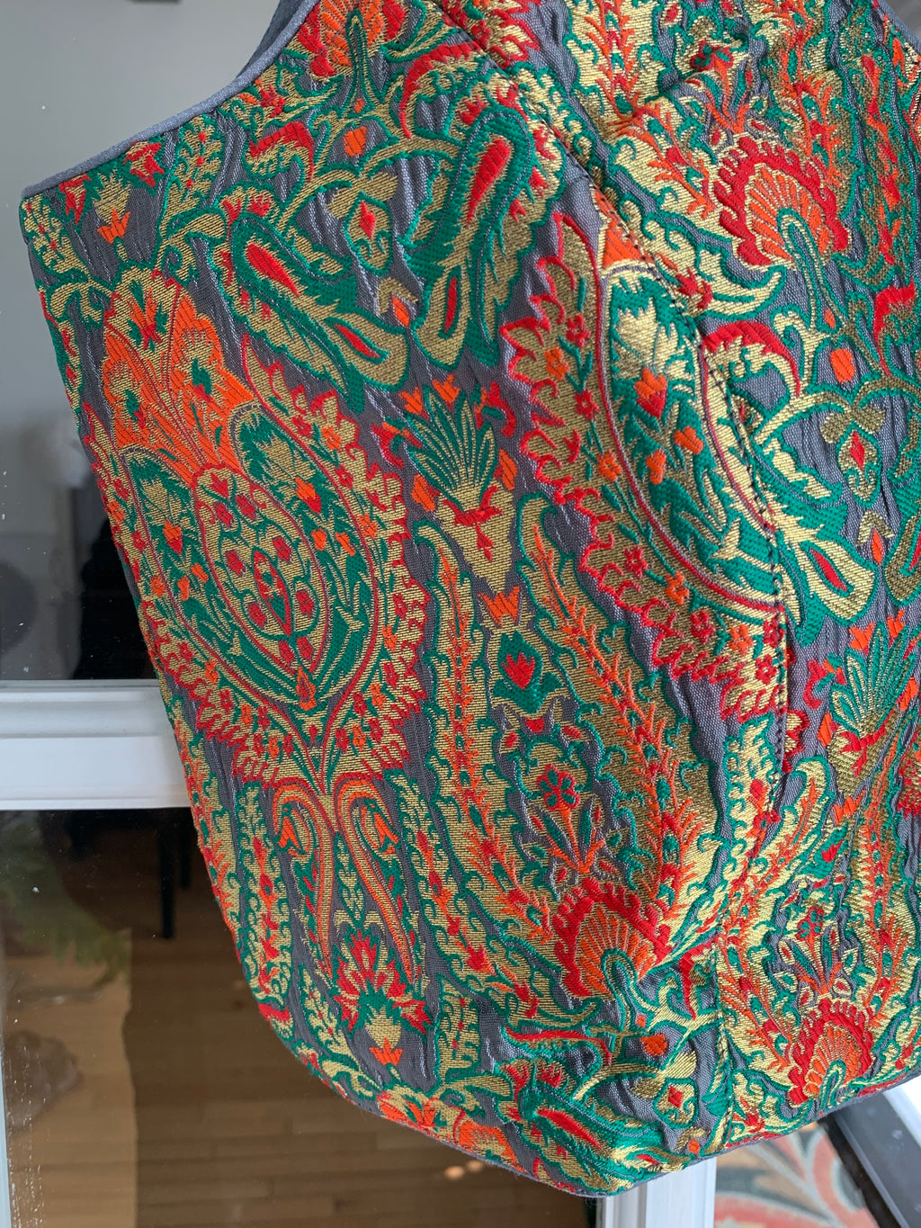 Gray Kashmiri Design Blouse