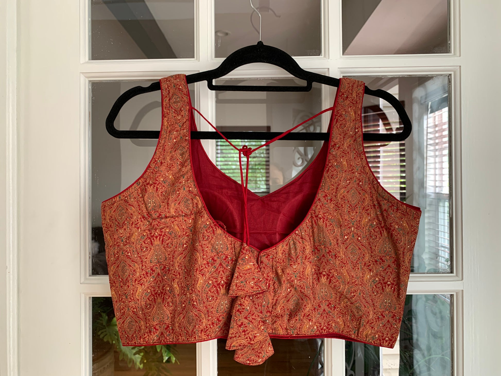 Burnt Orange Sienna Readymade Choli Blouse