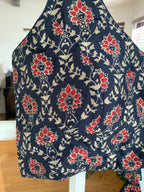 Black Floral Blouse
