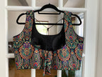 Navy Blue Kashmiri Design Blouse
