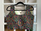 Navy Blue Kashmiri Design Blouse