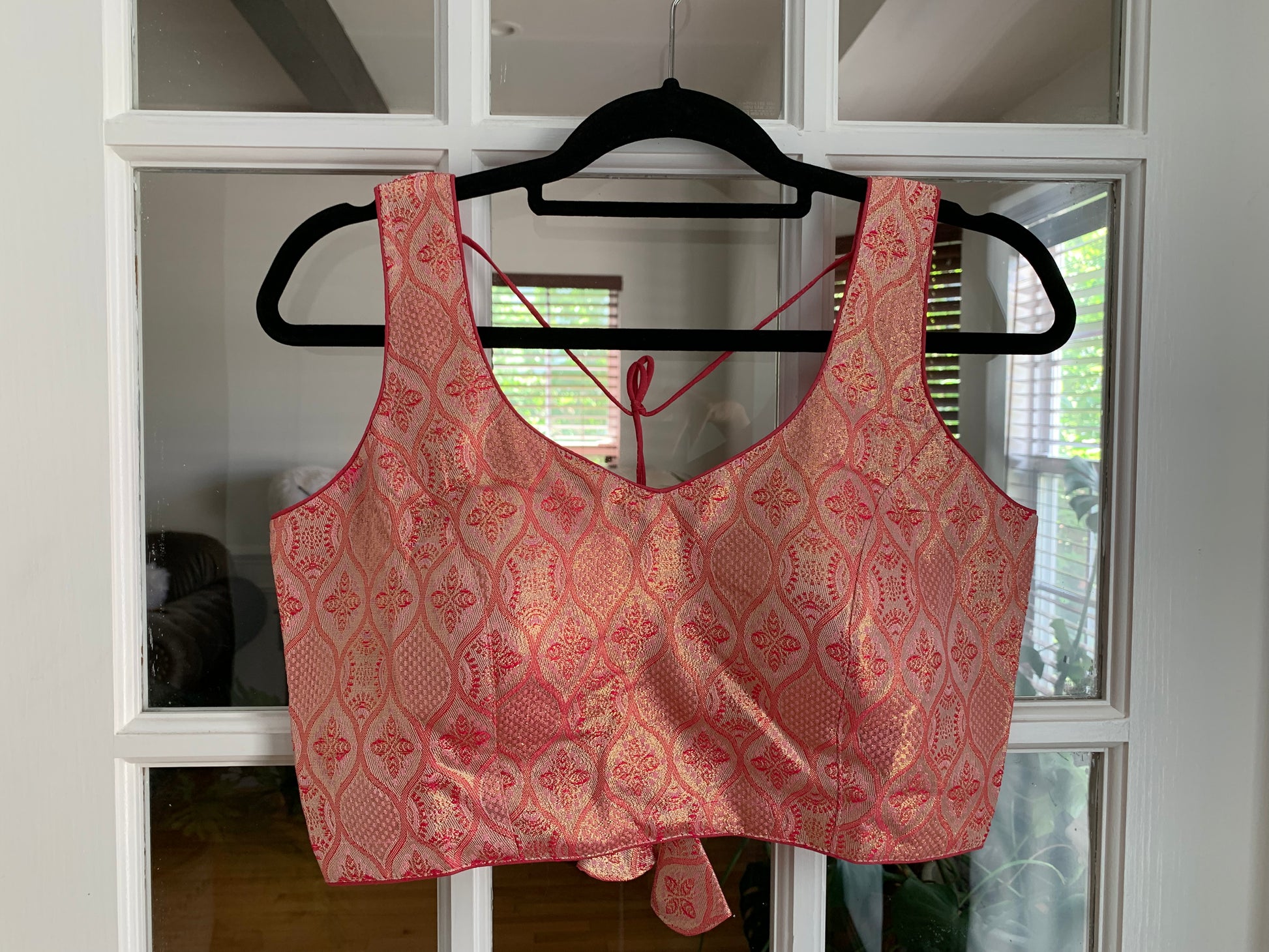 Banarasi Blouse with Floral Design
