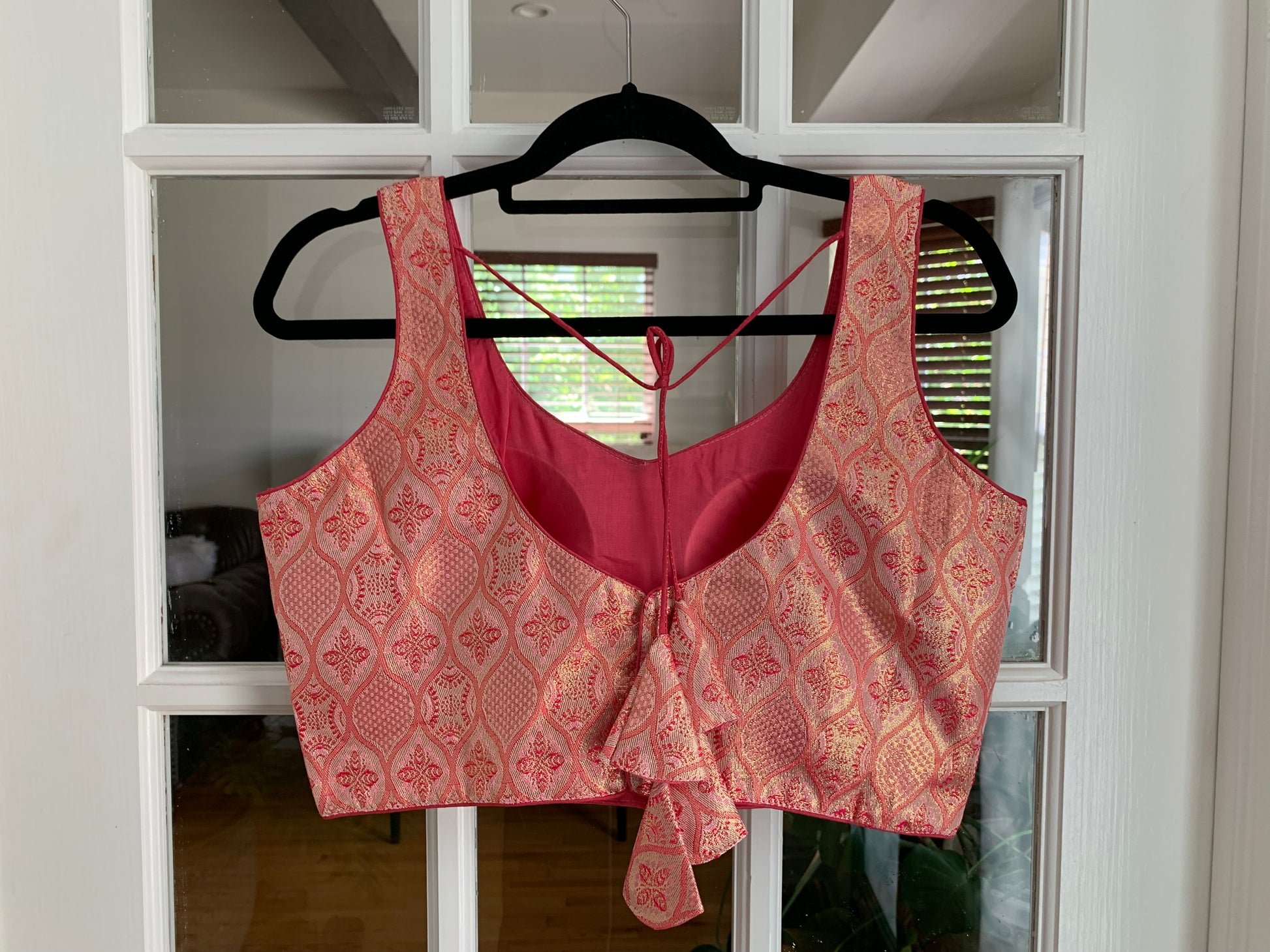 Banarasi Blouse with Floral Design