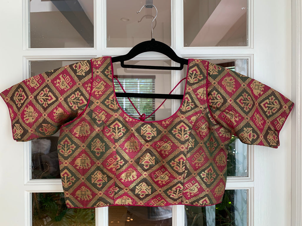 Patola Style Banarasi Brocade Blouse