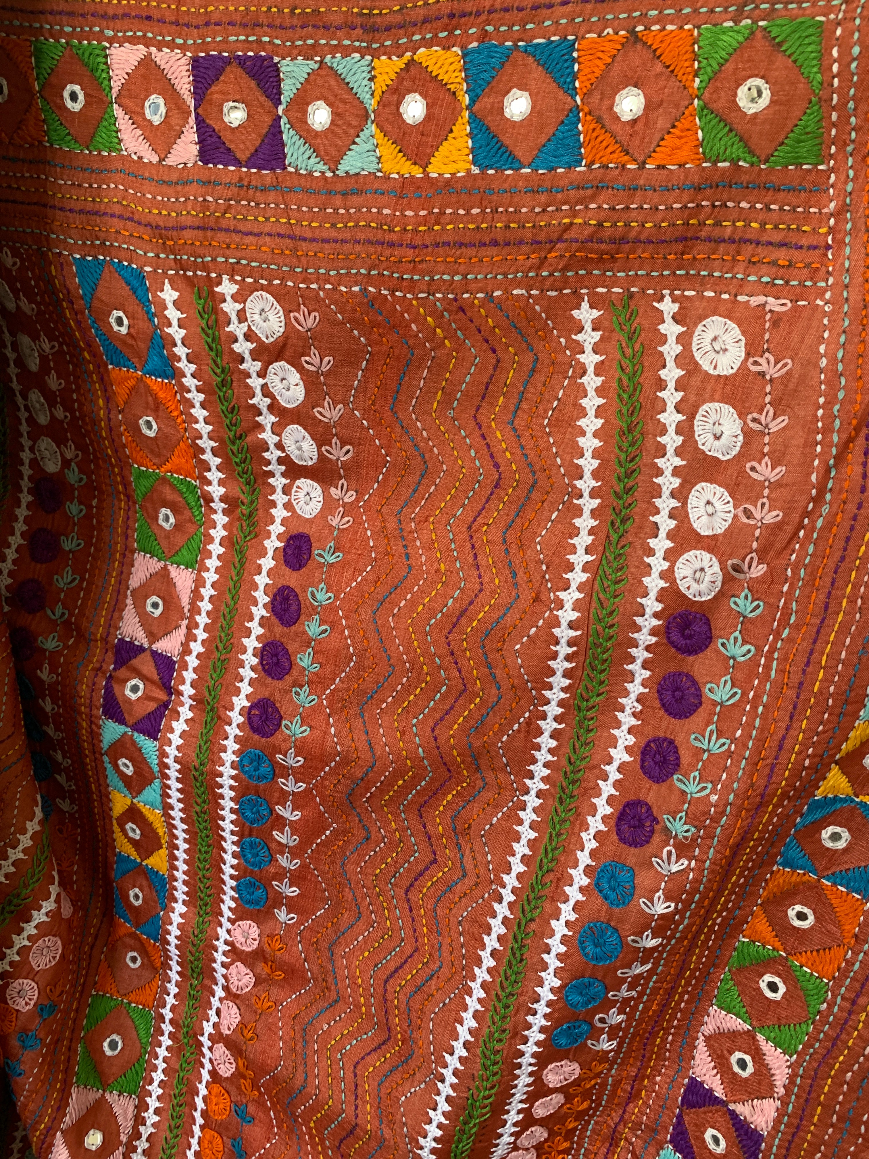 Grey Lambani Tussar Silk Saree