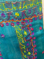 Mustard Yellow Lambani Tussar Silk Saree