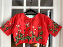 Load image into Gallery viewer, Pichwai Design Printed Blouse (Colors Available)