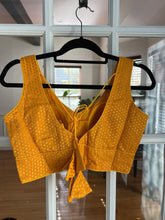 Load image into Gallery viewer, Mustard Yellow Banarasi Blouse