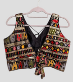 Embroidered Blouse with Sequin Work