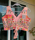 Embroidered Blouse with Sequin Work