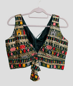 Embroidered Blouse with Sequin Work