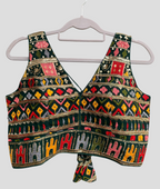 Embroidered Blouse with Sequin Work