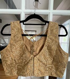 Gold Net Blouse