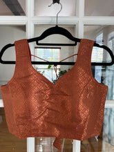 Load image into Gallery viewer, Deep Copper Banarasi Blouse