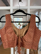 Load image into Gallery viewer, Muted Copper Banarasi Blouse