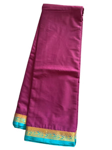 Deep Pink Mysore Silk Saree