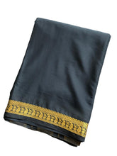 Load image into Gallery viewer, Cocktail Black Mysore Silk Saree