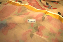 Load image into Gallery viewer, Off-White Organza Silk Saree