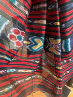 Red and Black Odisha Ikat Cotton Silk Saree