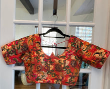 Load image into Gallery viewer, Floral Banarasi Blouse (Colors Available)