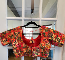 Load image into Gallery viewer, Floral Banarasi Blouse (Colors Available)