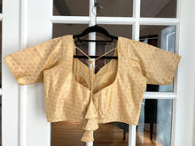 Load image into Gallery viewer, Banarasi Gold Blouse (More Designs Available)