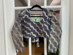 Wavy Leaf Design Blouse