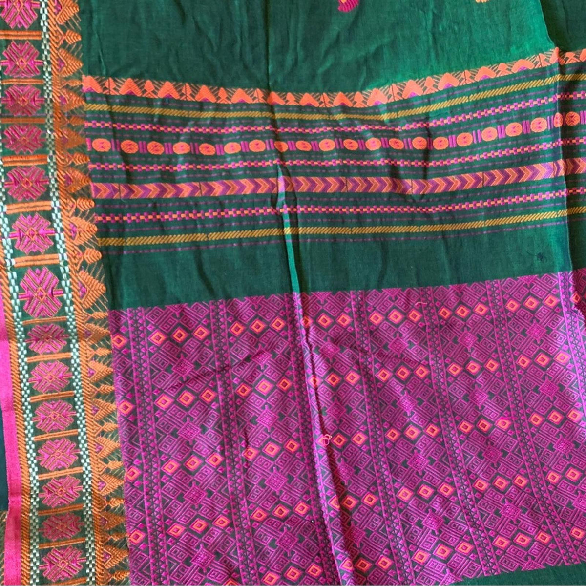Casual Wear Cotton Saree Indian Sari Lightweight Ethnic Outfit for Women