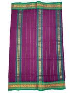 Maroon Red Cotton Saree