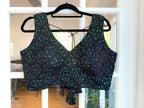 Sleeveless Sequined Blouse