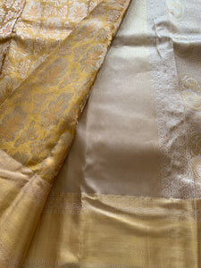 Bridal Golden Kanchipuram Silk Saree