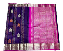 Load image into Gallery viewer, Bridal Purple Kanchipuram Silk Saree