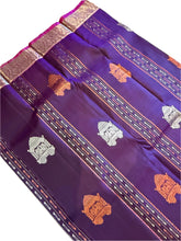 Load image into Gallery viewer, Bridal Purple Kanchipuram Silk Saree