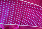 Indigo Blue Pochampally Ikat Silk Saree