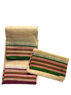 Partywear Saree Vidarbha Tussar Silk Sari Indian Ethnic Wear Karvati Kinar Traditional Outfit Festival Sari for Gifting Saree for Women