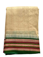 Partywear Saree Vidarbha Tussar Silk Sari Indian Ethnic Wear Karvati Kinar Traditional Outfit Festival Sari for Gifting Saree for Women