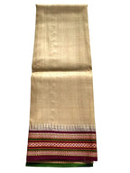 Partywear Saree Vidarbha Tussar Silk Sari Indian Ethnic Wear Karvati Kinar Traditional Outfit Festival Sari for Gifting Saree for Women