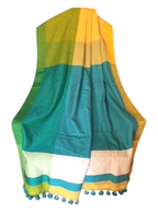 Yellow Cotton Saree