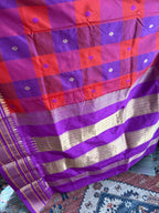Sari de mariée Sari Ilkal en soie Sari traditionnel pour femme Sari de festival