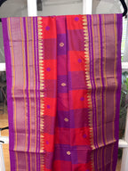 Sari de mariée Sari Ilkal en soie Sari traditionnel pour femme Sari de festival