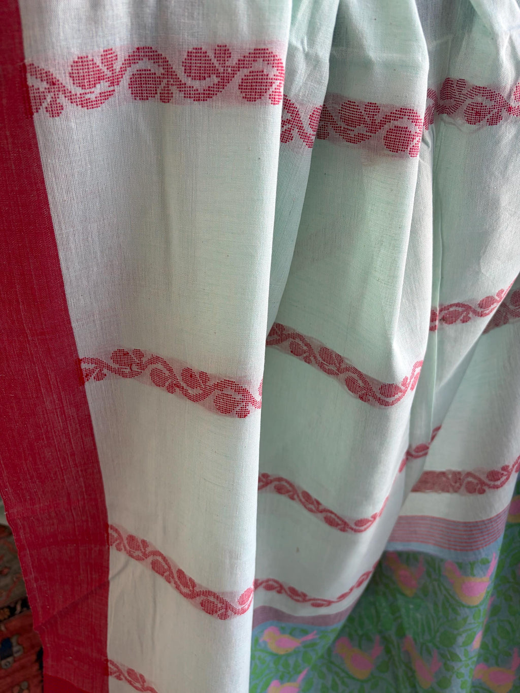 Light Blue Lightweight Cotton Saree