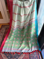 Light Blue Lightweight Cotton Saree