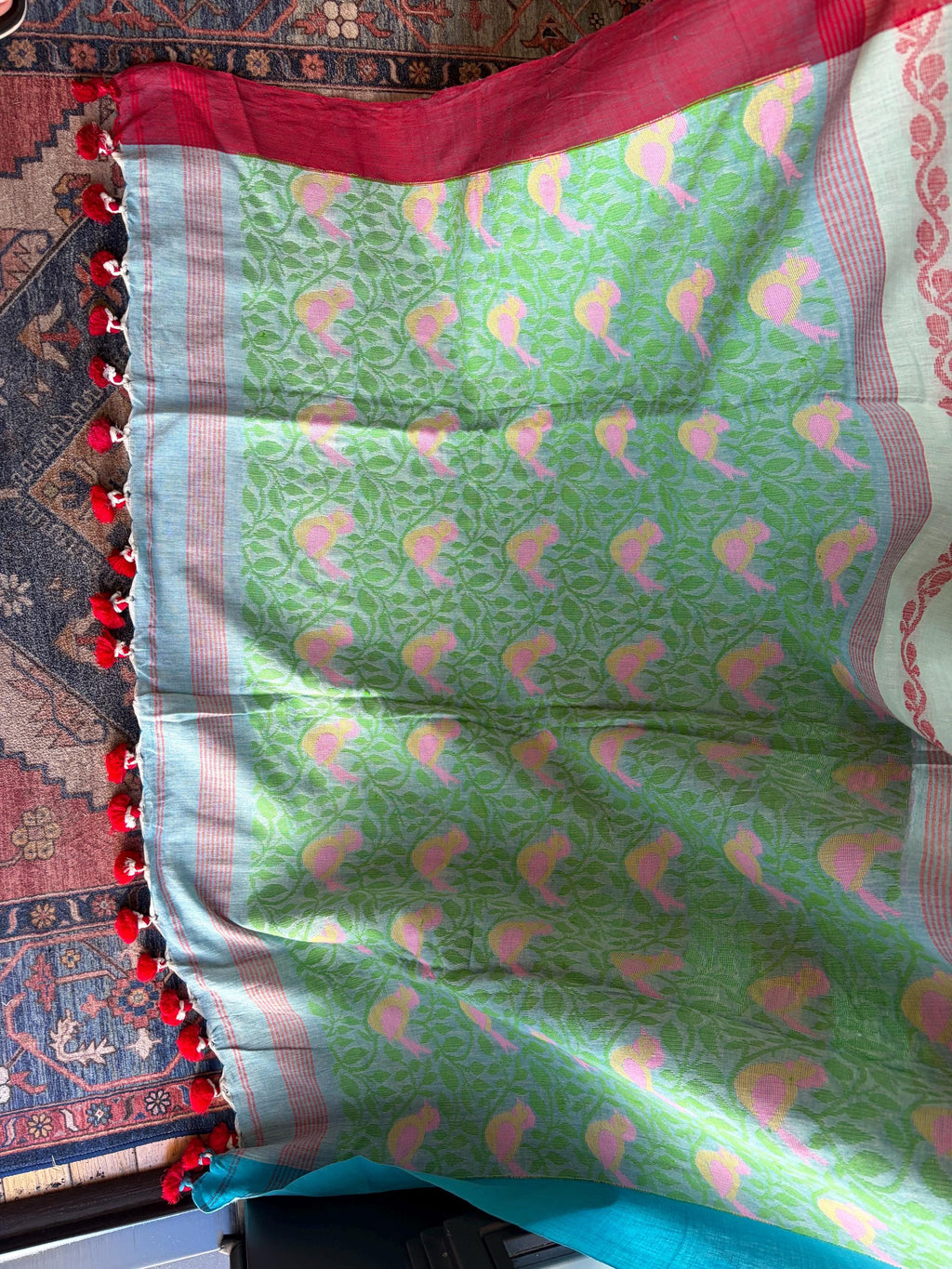 Light Blue Lightweight Cotton Saree