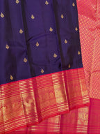Purple Bridal Kanchipuram Silk Saree